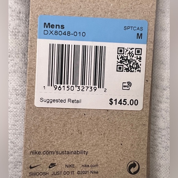 Nike Tech Pack Therma-Fit ADV Pants Mens Size Medium Fleece Black NEW DX8048-010 - Picture 2 of 8